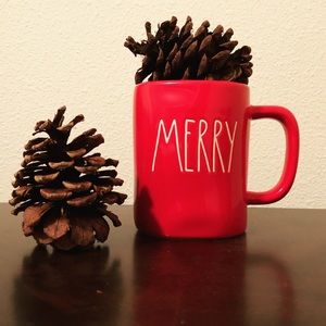 Seasonal Rae Dunn Red MERRY Mug. Christmas 2019